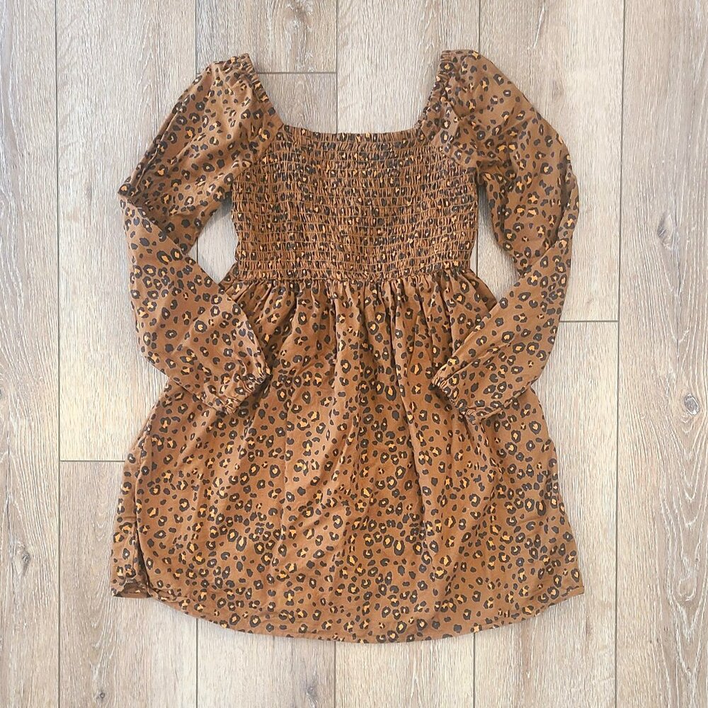 Gap Kids Leopard Print Dress size Large worn once